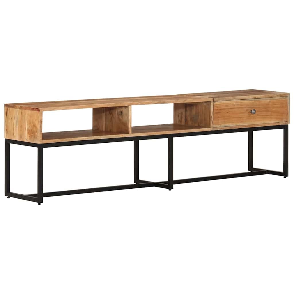 Szafka pod telewizor z litego drewna akacjowego, 160 x 30 x 45 cm