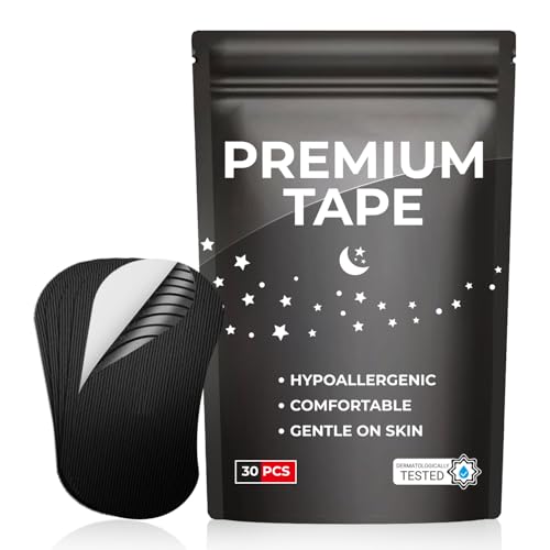 Mouth Tape for Sleeping (60 Pack)- Anti Snore Tape Strips for Breathing Athletes, Skin Friendly...