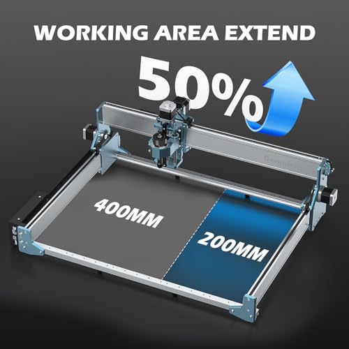 Sainsmart Kit de extensão Genmitsu X-axis para fresadora CNC 4040 RENO, perfeito para grandes projet