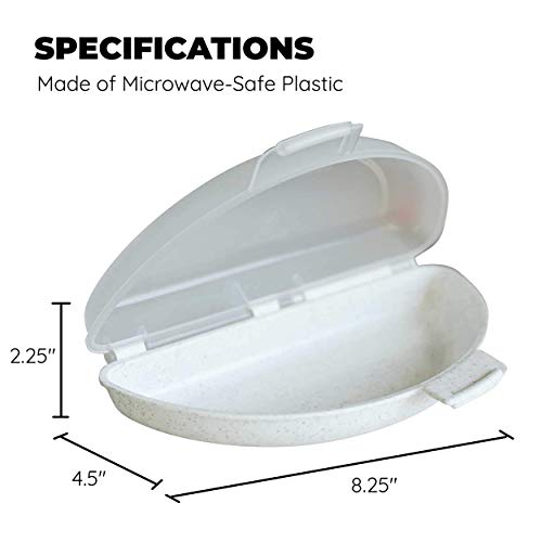 Culinary Elements Microwave Omelet Maker, Nonstick 3-Egg Capacity, Quick & Easy Breakfast Cooker, BPA-Free, Dishwasher Safe - Thumbnail 6