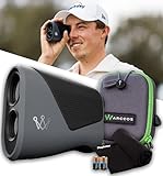 Arccos Smart Golf Laser Rangefinder Bundle - Golf AI-Powered “Plays Like” Distances, Slope & Wind, AI Strategy & Green Maps, Tournament Legal with PlayBetter Microfiber Towel & 2 CR2 Batteries