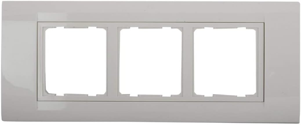 ANCHOR Polycarbonate Roma 3 Module Tresa Plate (Standard Size, White ...