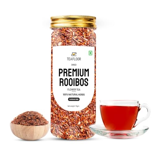 Image of TEAFLOOR Dried Premium Rooibos Tea| Flower Tea | Pure Natural Herbs | Caffeine Free|Net weight : 70g