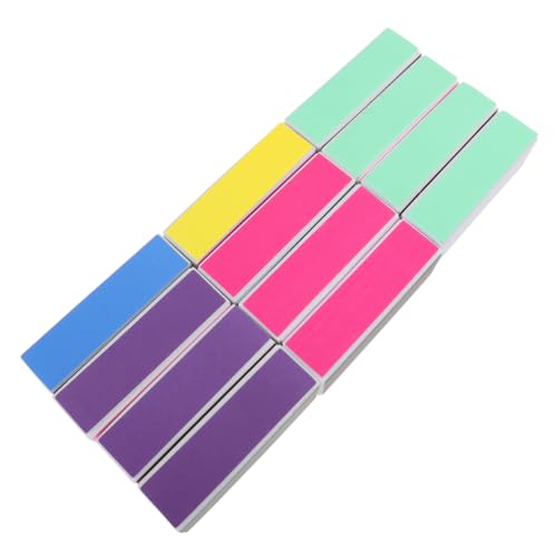 WOONEKY Blocco Lucidante Per Unghie Delicato 12 Pezzi Lime Abrasive Per Unghie Per Una Manicure Liscia