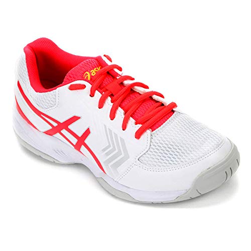 Tênis Asics Gel Dedicate 5 A Branco e Rosa