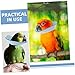 LIOOBO Bird Neck Protector for Parrots Bite Collar Comfortable for Wound Friendly Bird Neck Cover for Budgerigars and Cockatiels