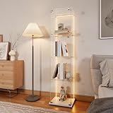 vitrina cerrada refrigerada segunda mano 【Construcción Robusta y Resistente】Fabricada en vidrio templado de 4 mm de espesor y paneles de madera maciza, esta vitrina está diseñada para durar. Cada estante de vidrio templado puede soportar hasta 10 kg, proporcionando una amplia capacidad de almacenamiento para objetos de valor como figuras, libros u objetos de arte. Su estructura sólida garantiza una gran estabilidad, y el escaparate es perfecto para todas tus colecciones.