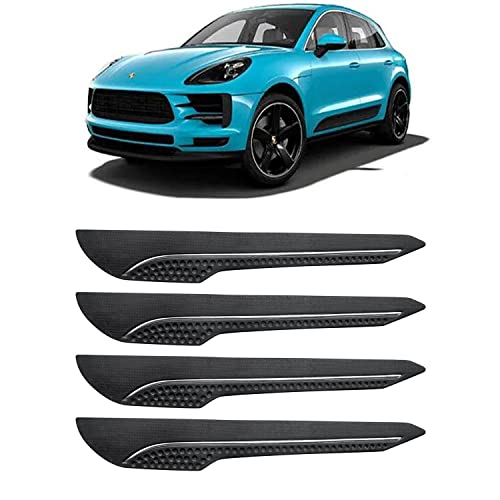 Image of AOSIS-Car Bumper Protector /Bumper Guard for Porsche Macan Facelift with Single Chrome Stripe (4-Pcs)