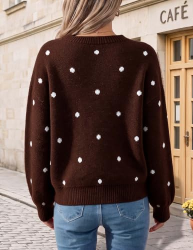 Image of Libsorge Womens Heart Sweater 2026 Valentines Day Trendy Cute Fall Oversized Long Sleeve Pullover Sweaters