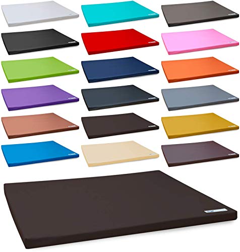 dogsfavorite Hundebett Easy aus Kunstleder Gr. XL 120 x 100cm Mocca Kofferraummatte Hundematte Hundekissen Hundebetten Cover