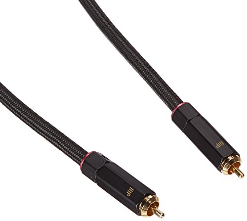 Monoprice Onix Series Digital Coaxial Audio/Video RCA Subwoofer CL2 Rated Cable, RG-6/U 75-ohm