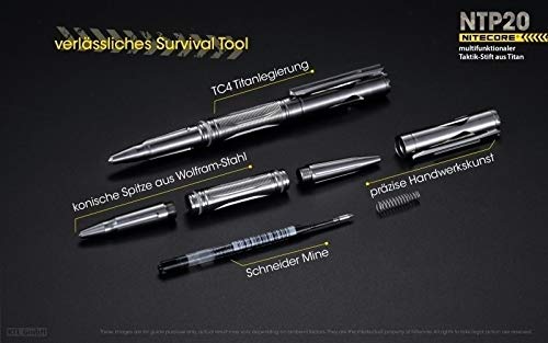 Nitecore Tactical Lanyard Ntl20 Für Taschenlampen Mit 25,4mm Gehäusedurchmesser/Rsg-Halterung/Gearkeeper/Security