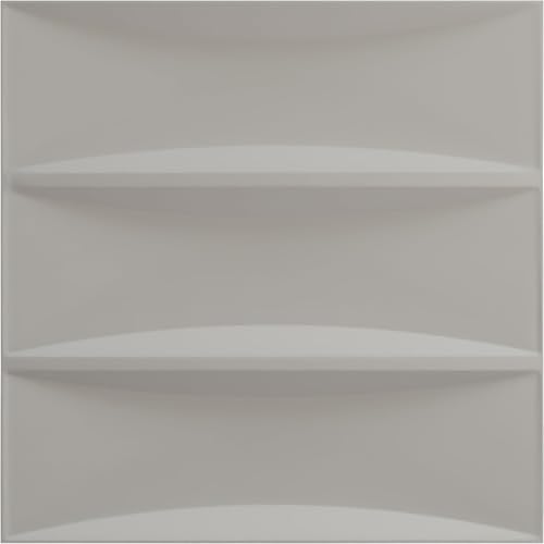 Miniatura 5 de Ekena Millwork 19 58 pulgadas de ancho x 19 58 pulgadas de alto, tradicional EnduraWall decorativo 3D, acero desgastado (cubre 2.67 pies cuadrados