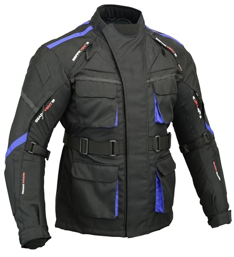 Surfer Veste de Protection pour Moto imperméable à l'eau,X Grande