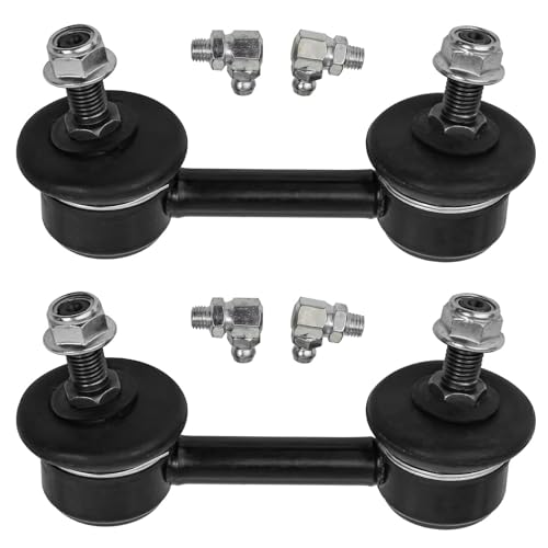 Image of Detroit Axle - 8pc Front and Rear Suspension Kit for 2000-2004 Subaru Outback, 4 Struts with Coil Spring Assembly 4 Sway Bar End Links 2001 2002 2003 Replacement