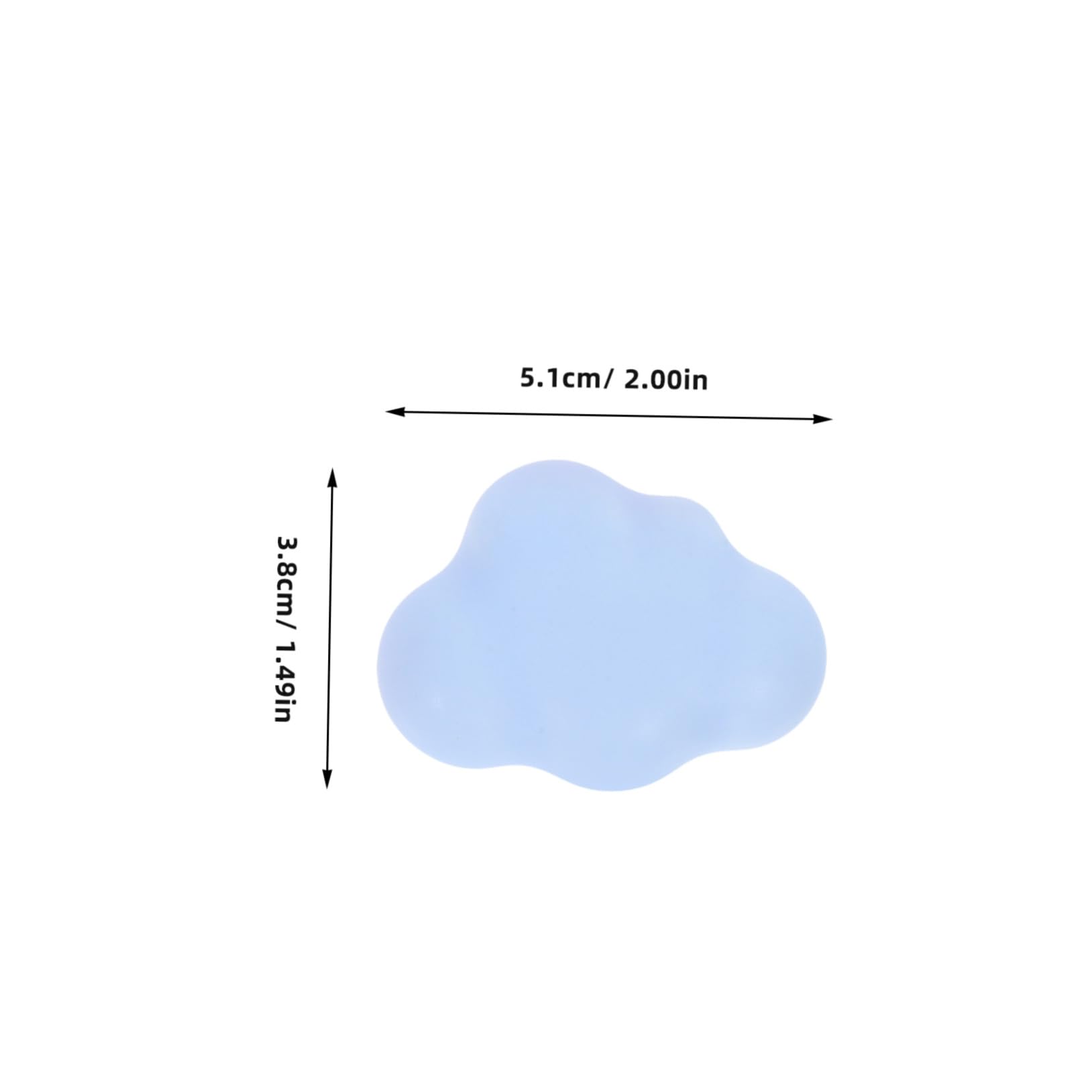 VICASKY 4pcs Cute Cloud Shaped Ceramic Drawer Knobs for Rooms Handles Pink Light Blue for Cabinets Closets Adorable Cartoon Design for Boys