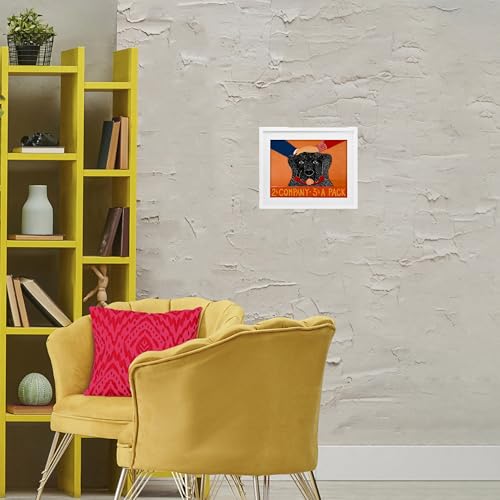 Affiche encadrée chien blanc Stupell Industries 33x40 cm - 2