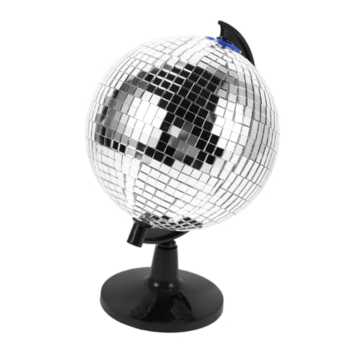 ifundom Disco Globe Rotatable Decorative Globe for Office Desk Decor Cool for Men for Office and Home Spaces Full Rotation Design Artistic Touch
