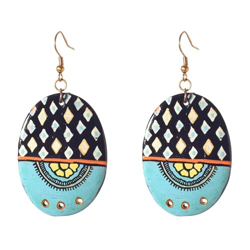Image of Boho Ethnic Earrings Collection for Women - Colorful Tassel, Hoop, Stud, Drop, Chandelier & Huggie Styles Inspired by Festival Fashion