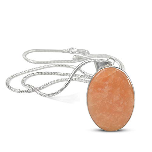 Image of Reiki Crystal Products AAA Yellow Amazonite Pendant Natural Crystal Stone Pendant /Locket with Metal Chain for Reiki Healing and Crystal Healing Gemstone for Unisex (Color : Yellow)