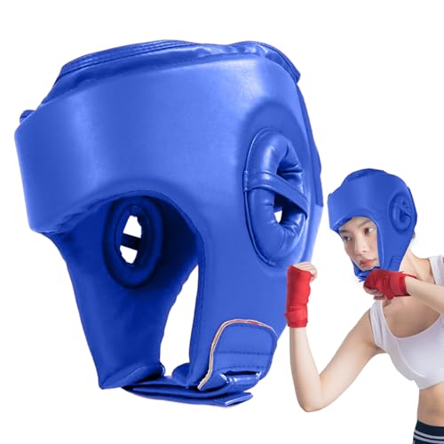Casco De Boxeo para Hombres,Protector De Cabeza Ajustable para Kickboxing | Máscara Boxeo Ajustable Adultos Protección Facial Artes Marciales Kickboxing Karate