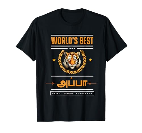 Photo de Meilleure fête des pères juin 2025 Appa Tamil fête des pères drôle papa T-Shirt