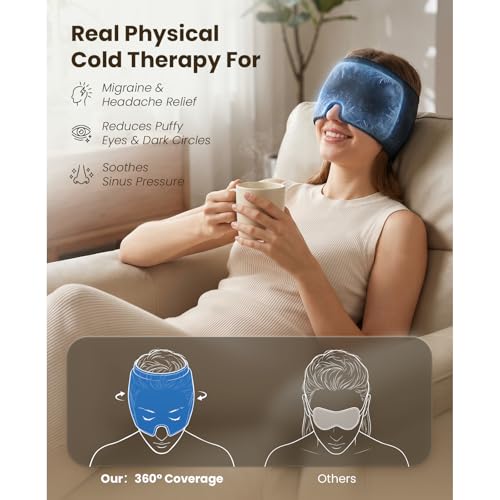 Image of BOB AND BRAD Eye Massager with Heat and Cooling, FSA Eligible HSA Birthday Gifts for Women Men, EyeOasis 3 Elite Eye Massager for Migraine, Heated Eye Mask for Dry Eye Head Tension and Stress Relief
