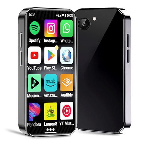 160GB MP3 Player with Bluetooth and WiFi 4G, Android MP3 Player with Spotify YouTube and Amazon Music, Mini MP3 MP4 Player for Kids with Google Player,Camera,FM, Portable reproductor mp3