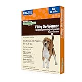 Sentry PET Care HC Worm X Plus 7 Way De-Wormer (pyrantel pamoate/praziquantel), for Puppies and Small Dogs, 6-25 lbs, Chewable, 6 Count