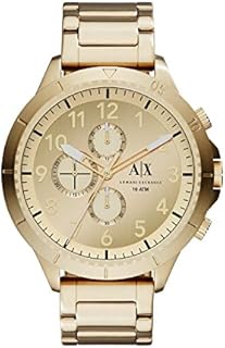 Armani Exchange Herrenuhr Chronograph Edelstahl goldfarben, AX1752