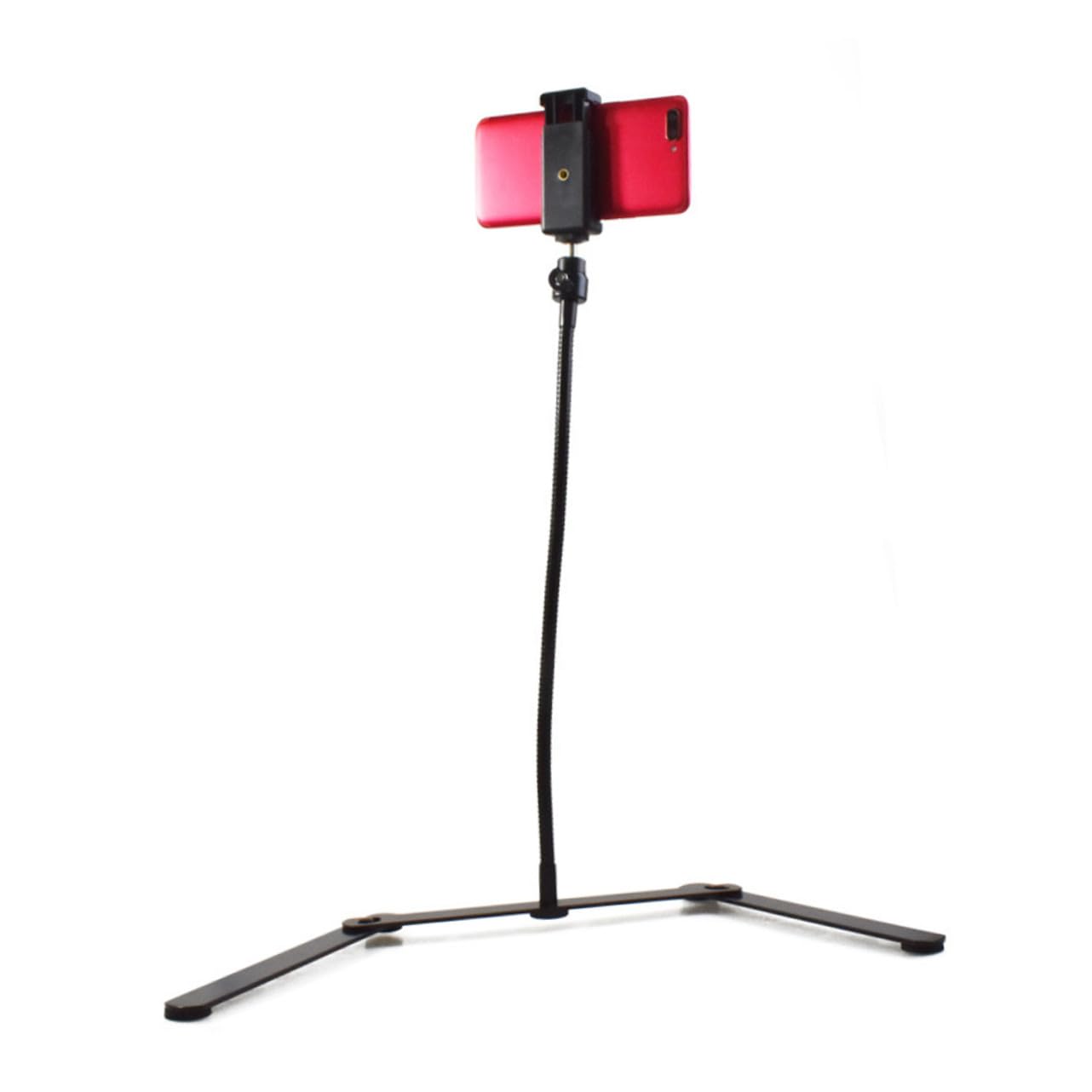 Homoyoyo Supporto Treppiede con Base Antiscivolo e Regolazione Angolare Telefono Sospensione per Streaming e Riprese Design Ergonomico Schiena e Cervicale