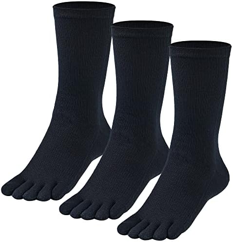 OrrinSports Toe Socks Coolmax Running Socks for Men Women 3 Pairs Athletic Breathable Five Finger Socks