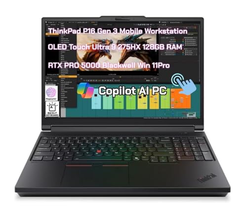 New ThinkPad P16 Gen 3 Mobile Workstation AI Laptop 16″