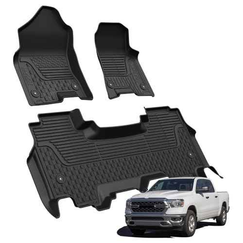 Image of LASFIT Floor Mats for RAM 1500 Quad Cab 2019-2024 Bucket Seats