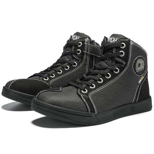 IRON JIA'S Scarpe da Moto Uomo Street Bike Accessori Casual Stivali da Moto...