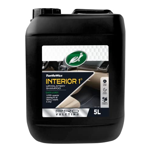 Image of Turtle Wax Interior 1 Shampoo Pro Valeting Car Care 5L