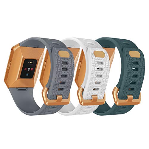 Image of AIUNIT Compatible Ionic Bands for Men Women Teens Kids Large Small, Strap Sport Accessory Wristband Design for Ionic Smart Watch