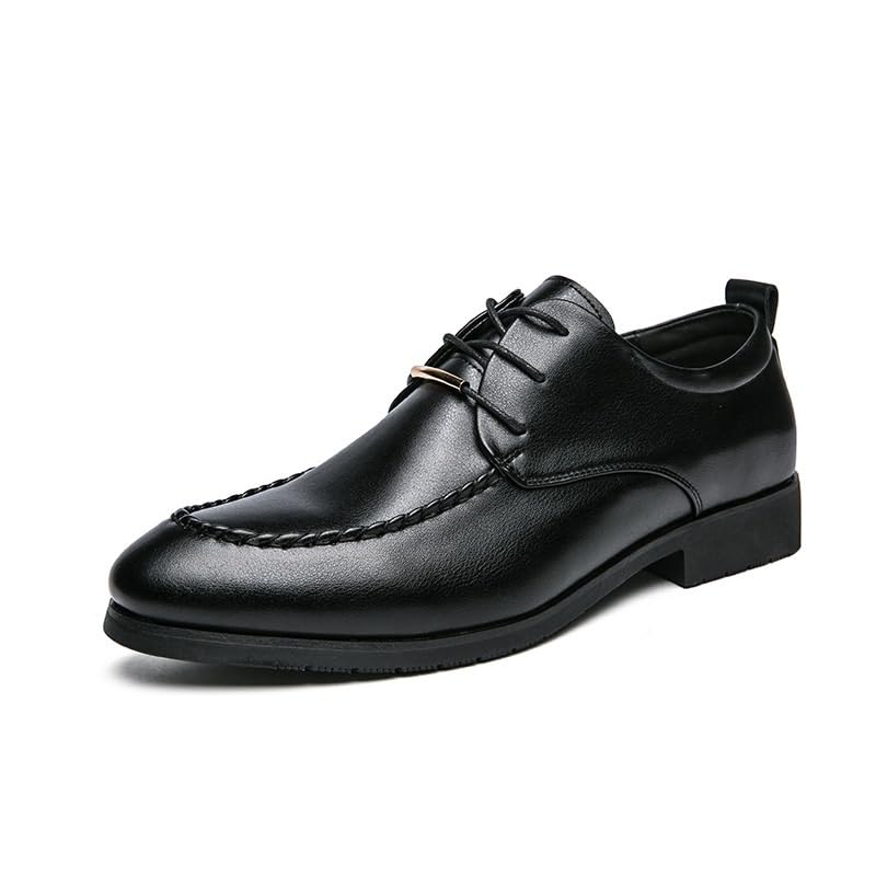 Men's Retro Oxford Shoes Breathable Comfortable Business Lace-Up Lace-up Formal Derby Dress Shoes