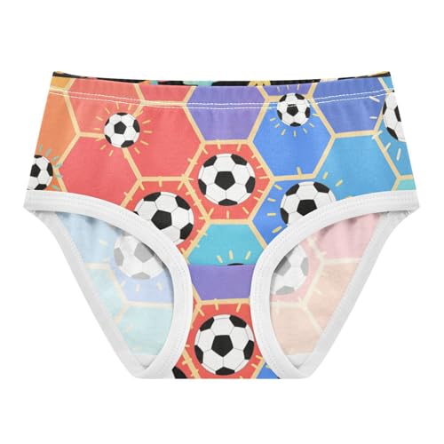 GuoChe Sport Panties Hipster Triangle Panties Comfort Color for Girls in Sizes 2T,3T, 4T, 5T, 6Y and 8Y