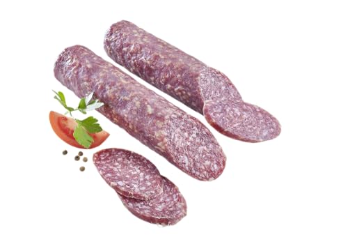 Almgourmet - Wildsalami - 2 Stück je 180g - Luftgetrocknete Rehrohsalami aus...