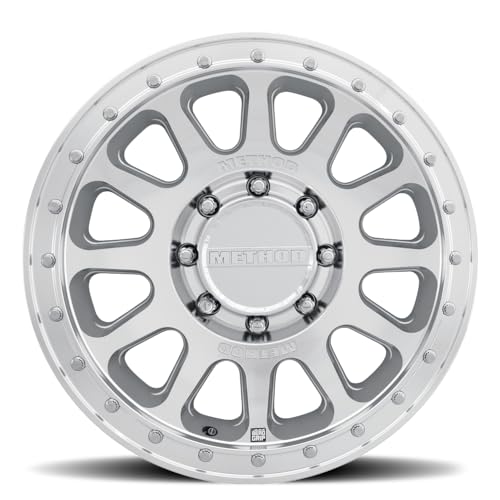 Method Race Wheels MR709 HD Bead Grip, 18x9, +12mm Offset, 8x170, 125mm Centerbore, Machined - Clear Coat