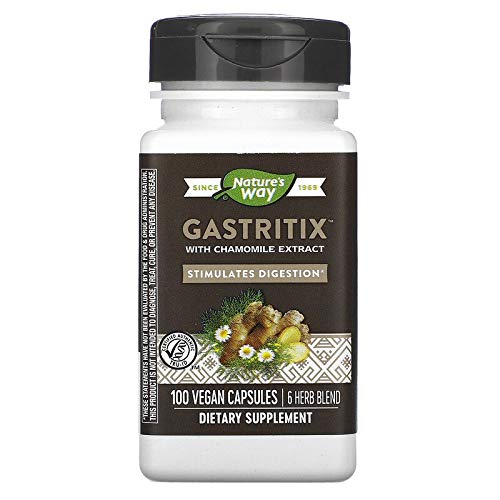 Nature's WayChamomile Extract Gastritix Vegan Capsules (100 Pieces)