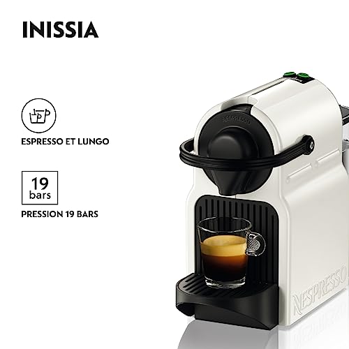 Nespresso Inissia Schwarz Blanche