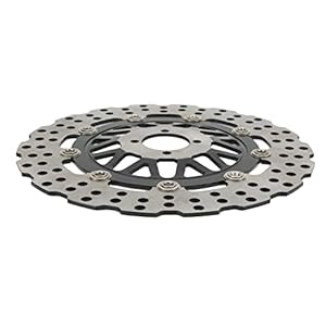 Remrotor, goede warmteafvoer Stabiel remmen Geboorde, gegroefde professionele remschijf voor motorfietsen