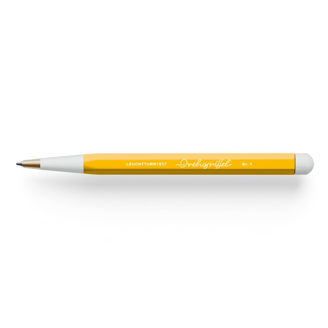 LEUCHTTURM1917 374007 Drehgriffel Nr. 1, Sunflower - Ballpoint pen with royal blue ink
