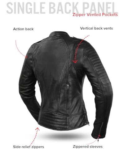 First Mfg Co Biker Leather Jacket