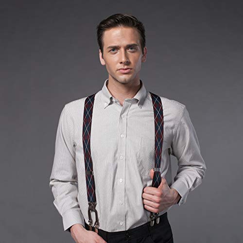 KANGDAI Bretelle uomo moda regolabile e di alta