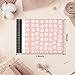 Whaline 100Pcs Poly Mailer 10 x 13 Inch Daisy Mailing Bags Pink Flower Deliver Envelopes Waterproof Plastic Packaging Bags for Small Business Packing Moving