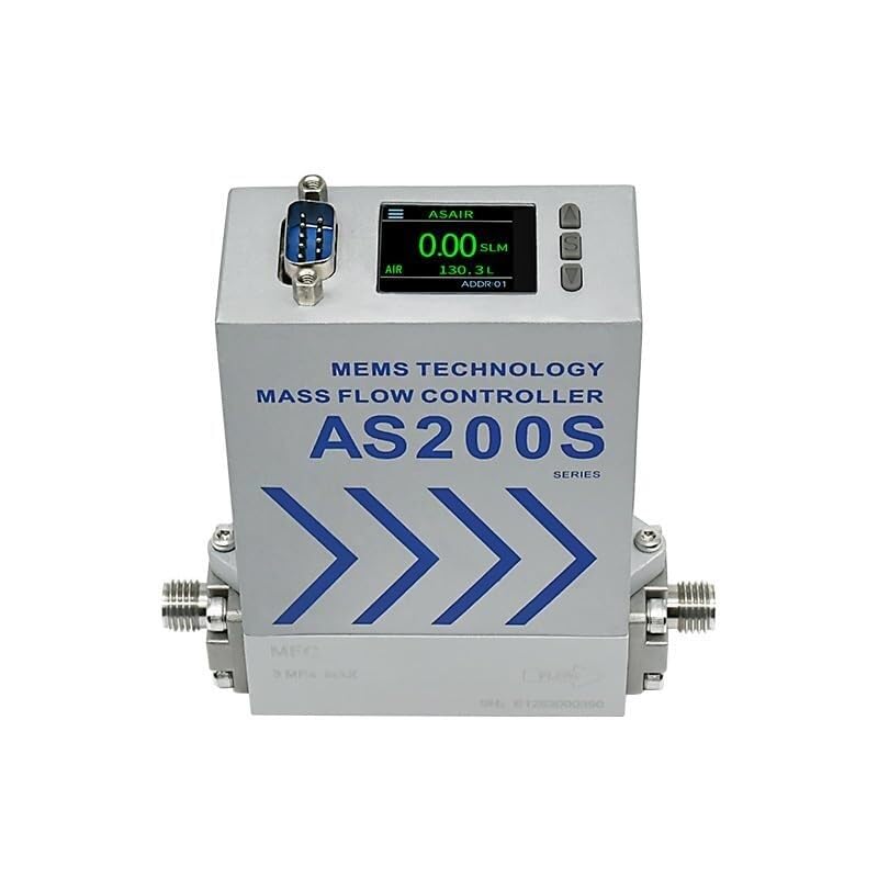 Controlador de flujo másico digital de alta precisión, for gases AS200SC(3-300ml/min Ar 4-20mA)
