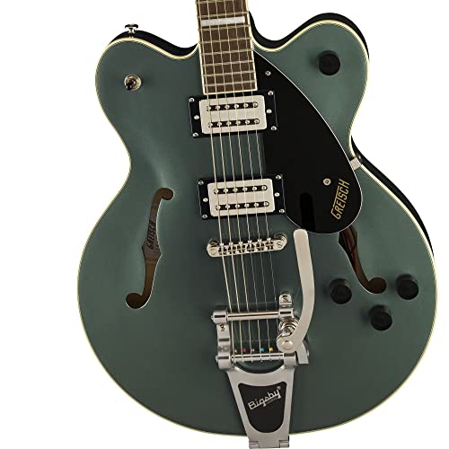 Gretsch G2622T Streamliner™ Bloc double coupe avec Bigsby® Vert Stirling - Les Beatles, Paul McCartney, John Lennon, RIngo Starr, George Harrison Gretsch G2622T Streamliner™ Bloc double coupe avec Bigsby® Vert Stirling – Image 7